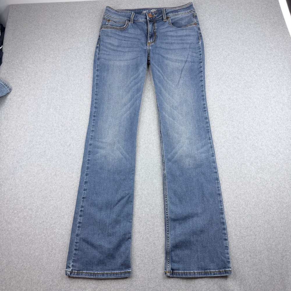 Wrangler Ultimate Riding Jeans Womens 7x34 Blue Bootcut Denim 1009MWZKM